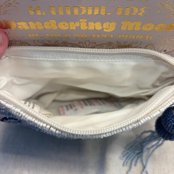 Wandering Moon Viral Sardines Beaded Bag - Blue and White - Picture 3 of 7